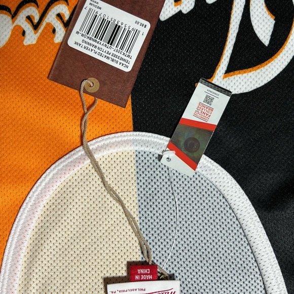 Mitchell & Ness Peyton Manning Black/Orange Tennessee Volunteers Player Tank - Picture 8 of 13